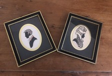 2 x signed Artist's Proof  silhouettes by Enid Elliot Linder