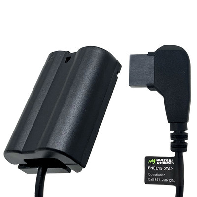 Wasabi Power DC Coupler with D-Tap Input for Nikon EN-EL15