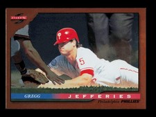 1996 Score #46 Gregg Jefferies Dugout Collection (Series Two) Phillies