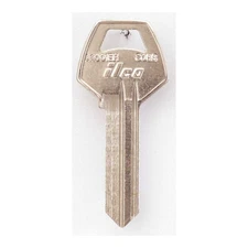KABA ILCO A1001EH-CO88 Key Blank, CO88,Brass, PK10 1GAT7