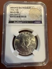 1955 50c Franklin Half Dollar MS63 Original Bag Fragment FBL NGC 90% Silver