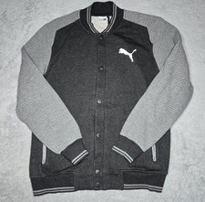 Puma Varsity Jacket with Snap Buttons Size Large