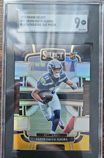 Panini 2023 Select Jaxon Smith-Njigba #87 Black/Gold Die-Cut Prizm SGC 9 Rookie