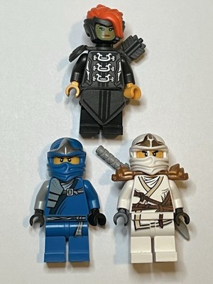 LEGO Ninjago Minifigure Lot Misako Koto Lady Iron Dragon Jay Zane