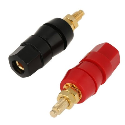 Audio Lautsprecher Terminal Binding Post, Bananenstecker Jack Buchse Adapter