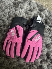 Pink Picture Snow Gloves Size 7/S New Condition Used Once
