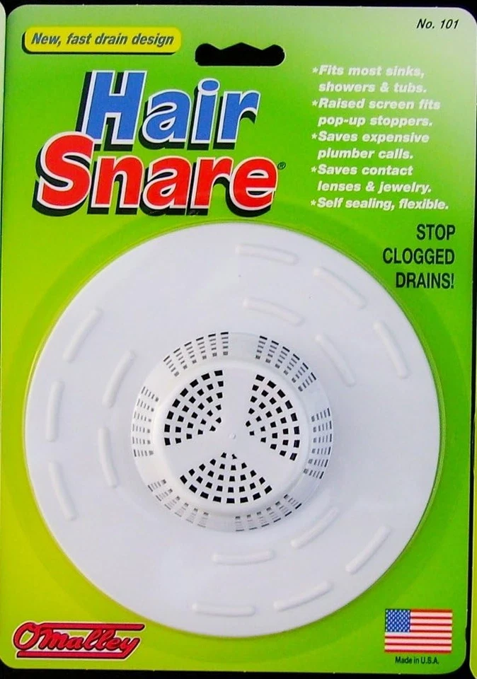 Hair Snare Drain Cover Omalley Valve Co 101 Pkg of 6 UPC 028868001014