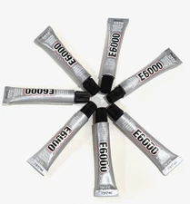 E6000 Glue Crystal Rhinestone Jewelry Gem Adhesive .18oz 6 MINI SAMPLE TUBES