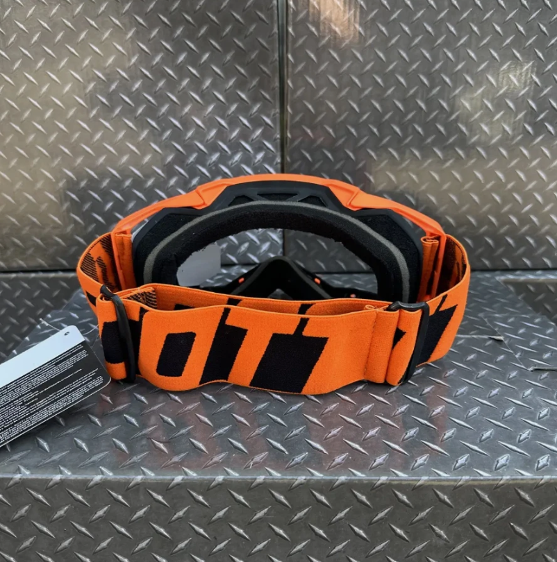 SCOTT Prospect Goggles Orange Black Chrome Lens MX ATV UTV