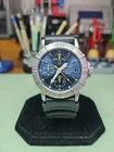Rare & Vintage Seiko Chronograph V657-8060 Blue Dial W/date