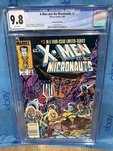 X-Men and the Micronauts #3 - (Marvel Mar. 1984) Graded Newsstand Cgc 9.8 Comic