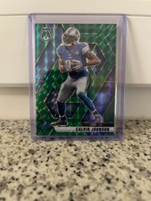 Panini Mosaic 2025 NFL Calvin Johnson Green Mosaic Prizm #No.90