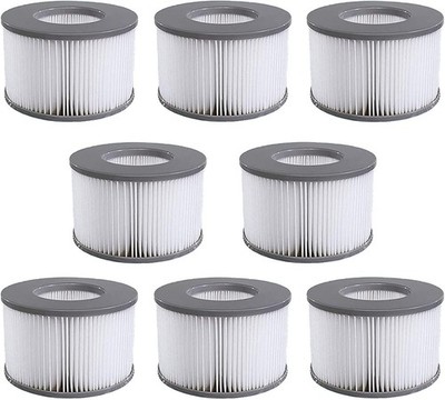 8PCS Whirlpool Ersatz Filter für MSpa Filterkartusche Wasserfilter für Whirlpool