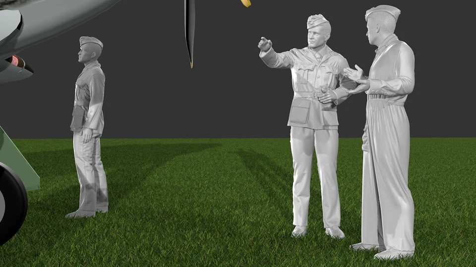 WWII RAF - Battle of Britain - Ground Crew - Set 1 - Image 3 of 4