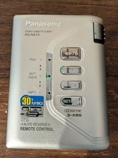 Panasonic RQ-NX10 Personal Cassette Player Silver Metal