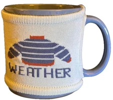 ICup Sweater Weather Large Coffee/Tea Mug With Fitted Sweater For Your Drink.