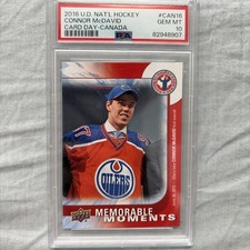 2016 UD National Hockey Card Day CONNOR MCDAVID Rookie (PSA 10)