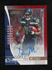 2019 Panini Absolute Rookie Red Spectrum Signatures 32/40 DK Metcalf Auto 1q7k