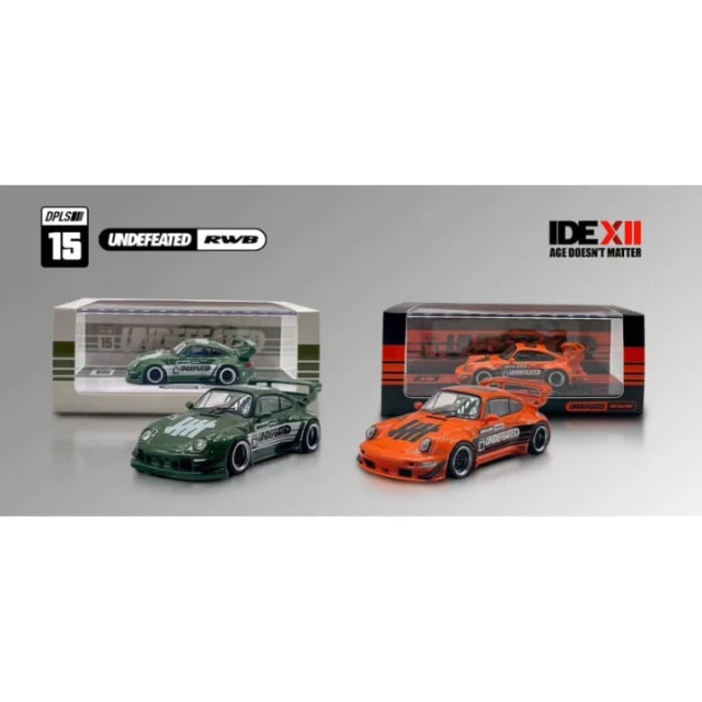 Inno64 IDE 2025 PORSCHE 993 + PORSCHE 964 RWB UNBESIEGT SET VERSIEGELT