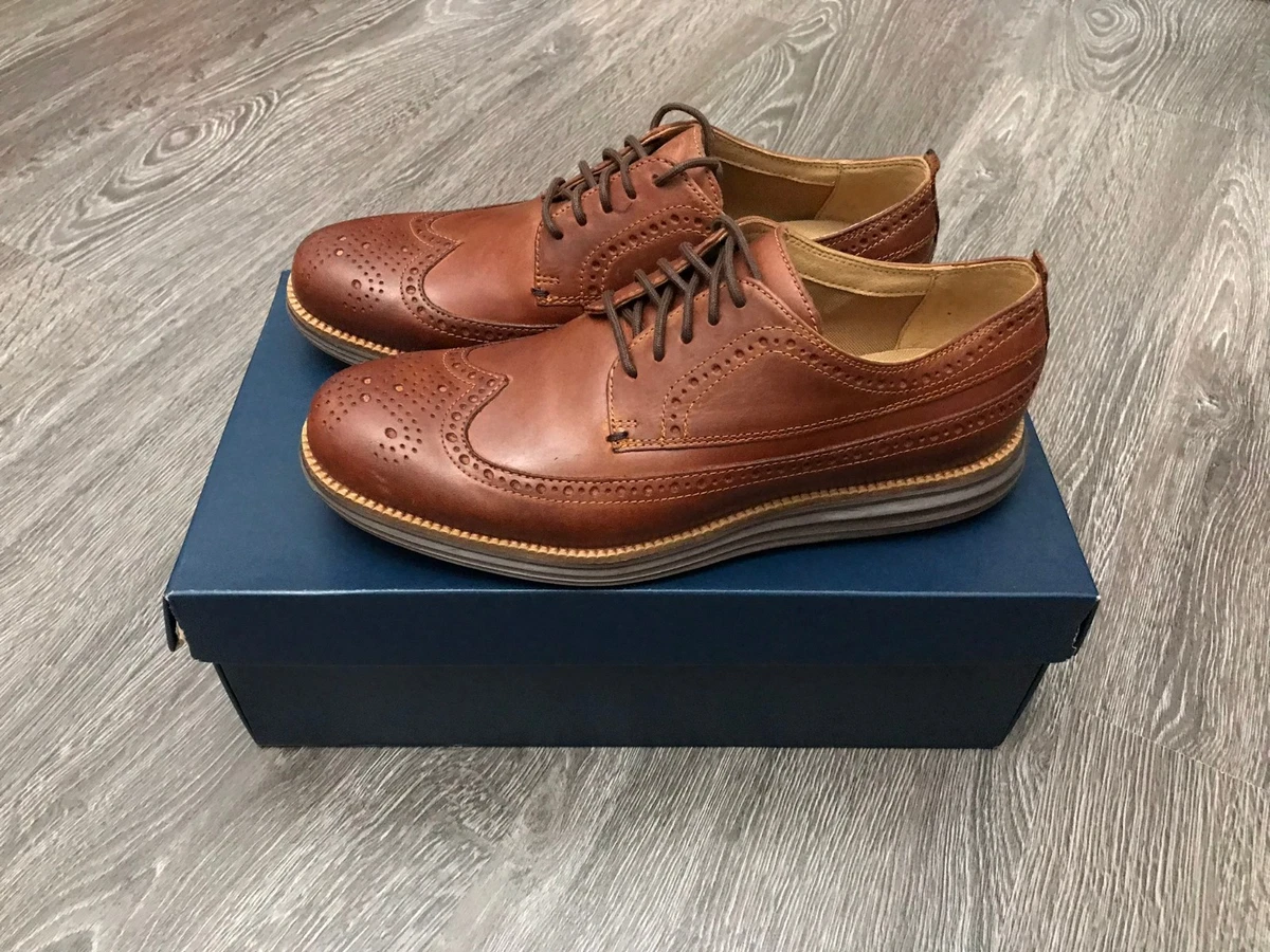 Cole Haan OriginalGrand Long Wing II LWN Leather Woodbury Chestnut Brown C27845 eBay