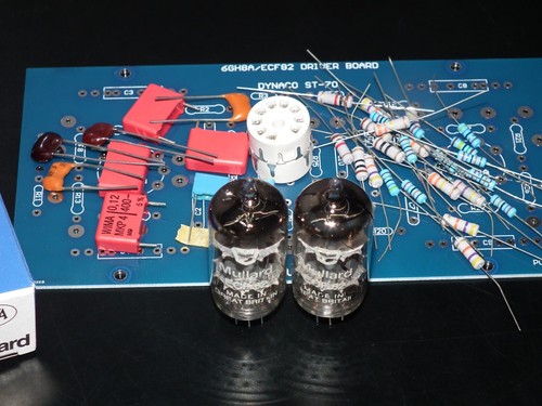 DYNACO ST-70 6GH8 Complete KIT + Mullard 6GH8A ECF82 matched pair NOS - Picture 5 of 10
