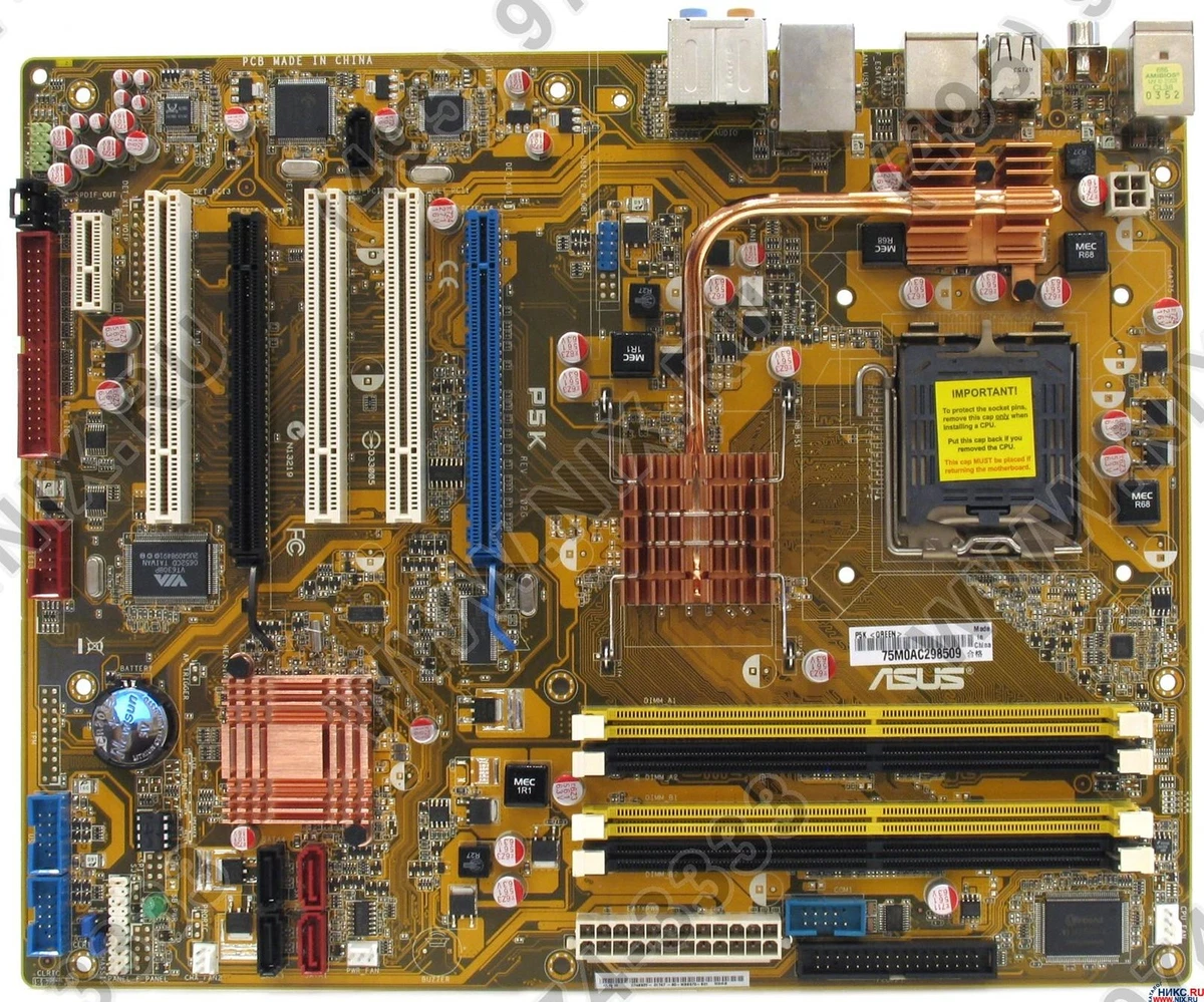 ASUS P5K AiLifestyle Series LGA775 Socket, Intel Motherboard.