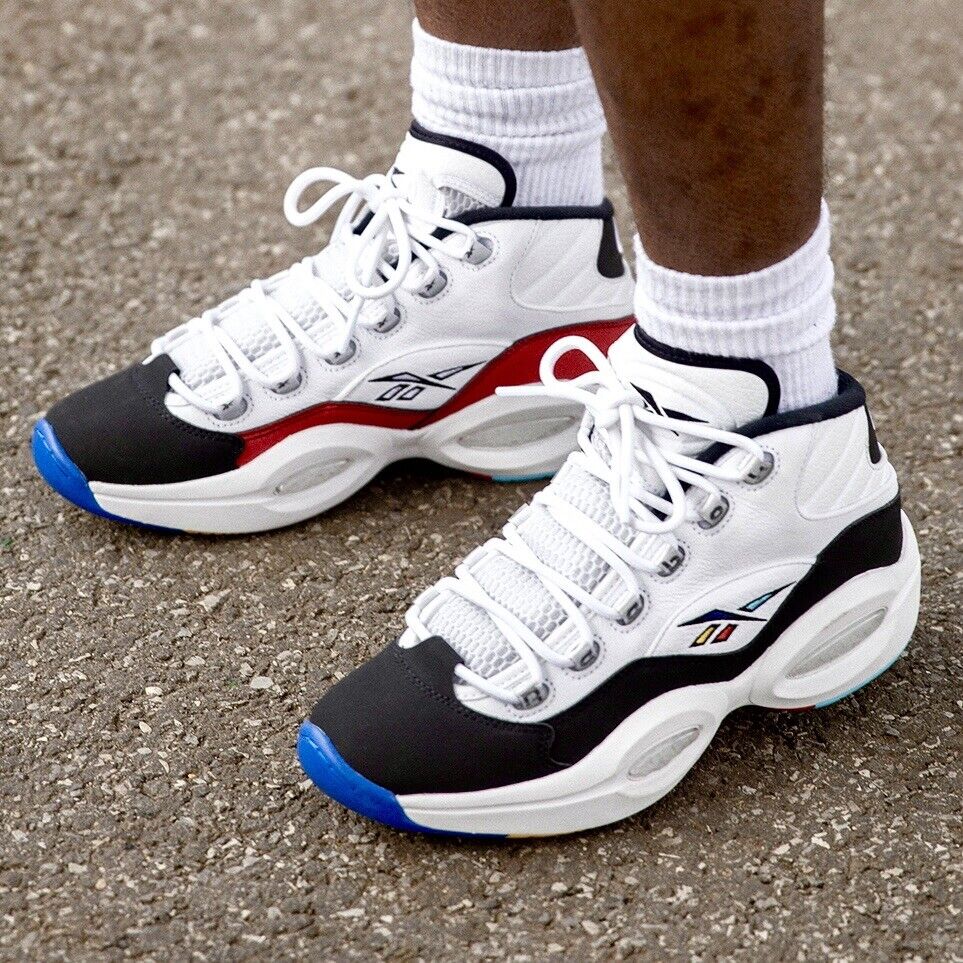 Reebok Question Mid Allen Iverson Basketball Shoe Athletic | eBay