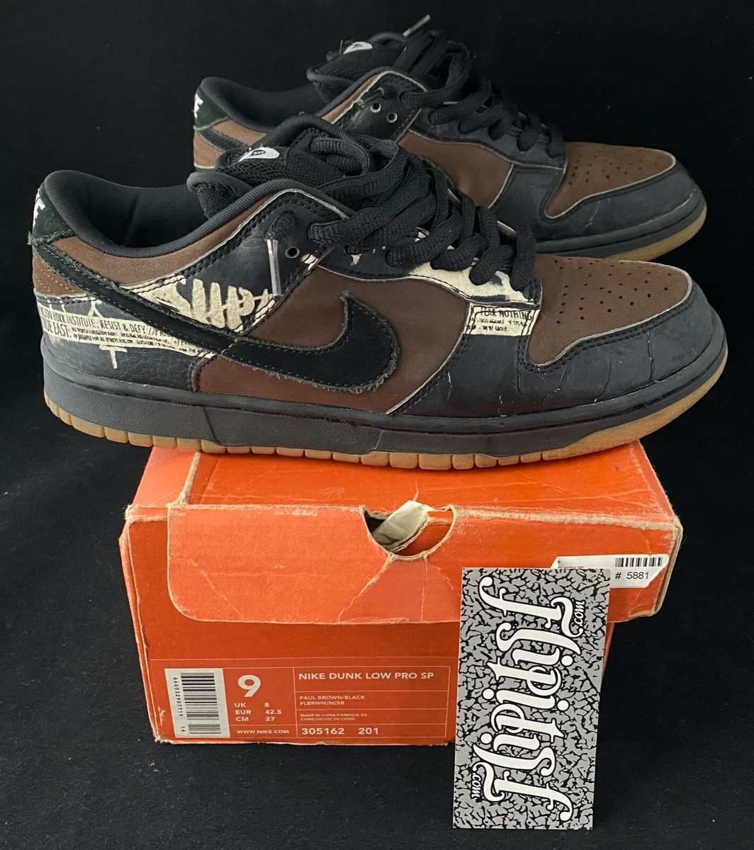 VTG NIKE SB DUNK LOW ZOO YORK LIMITED EDITION CHOCOLATE FORBES RARE CO JP SZ |