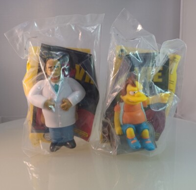 Simpsons Movie Burder King Kids Meal Pair Dr. Hibbert & Nelson SIB - 2007