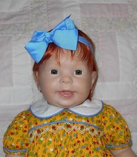 Monique CASSIE Doll Wig 13/15" LG CARROT RED Partial Cap Synthetic Mohair NWT