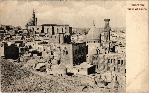 Carte Postale Ancienne – Tombeaux Mamelouks, Caire, Égypte (non Voyagée)