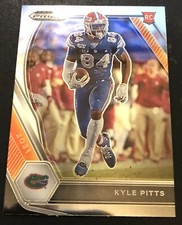 KYLE PITTS(UNIVERSITY OF FLORIDA)2021 PANINI PRIZM DRAFT PICKS FOOTBALL CARD