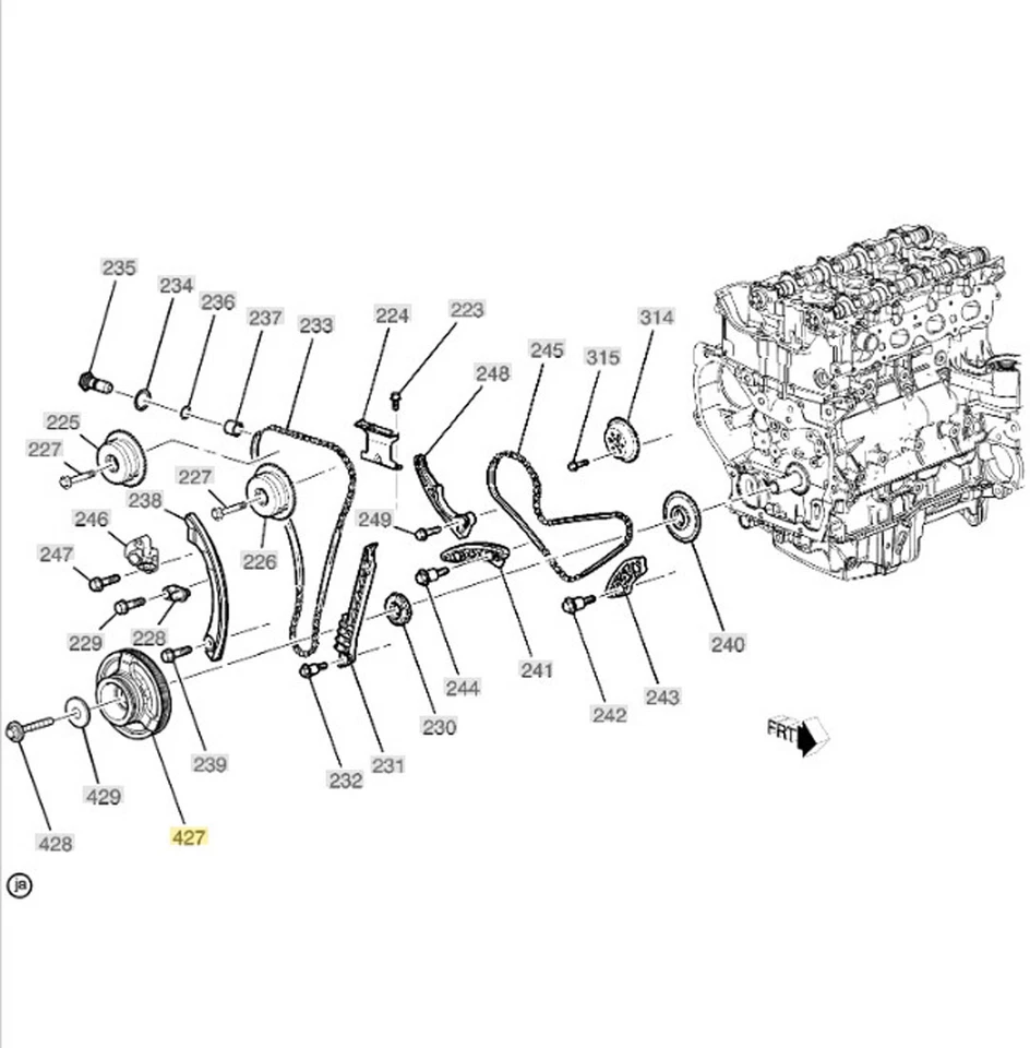 Nuevo balanceador armónico motor 2,0 L 2,4 L 2006-09 Pontiac Solstice 2007 Saturn Sky Foto 2 de 4