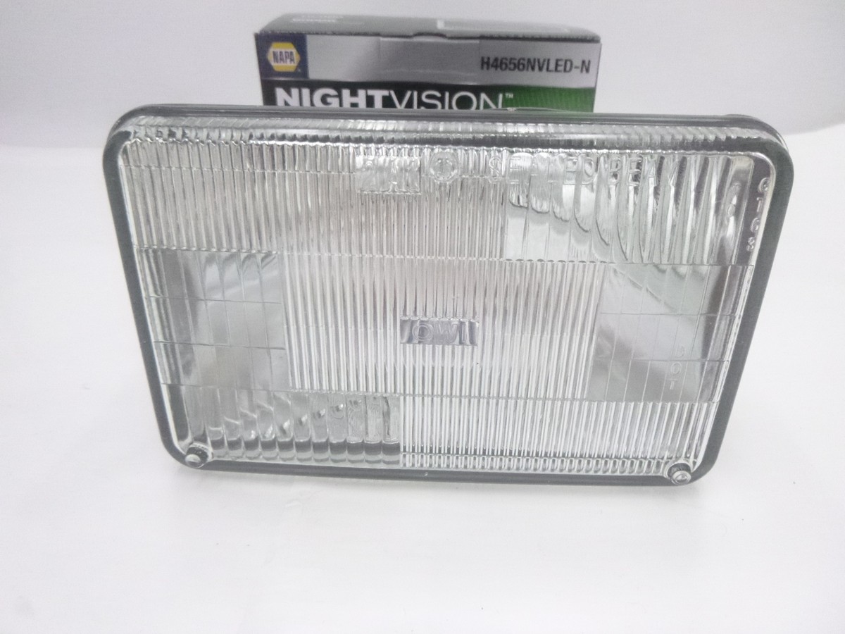 NAPA H4654 NightVision LED Bright White Sealed Beam H5062 H4656BL