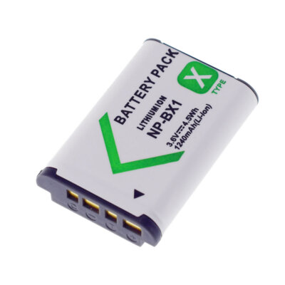 NP-BX1 Battery for Sony FDR-X1000V/W FDR-X1000VR/W HDR-AS20 Action Video Camera