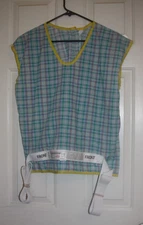 TIDI Posey Safety Vest, Poly/Cotton PLAID Size: Large, REF #3050L