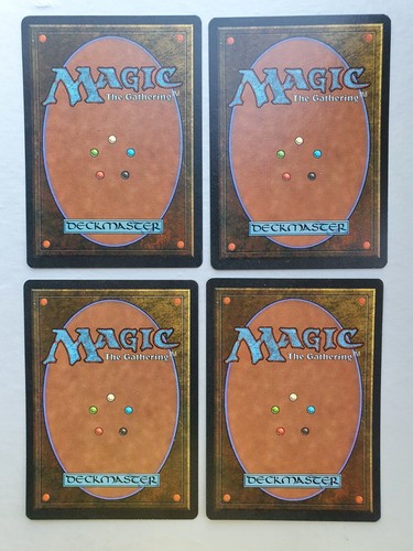 Soul Burn x4 PLAYSET , MTG Ice Age (1995) Common Black Sorcery NM - Picture 2 of 2