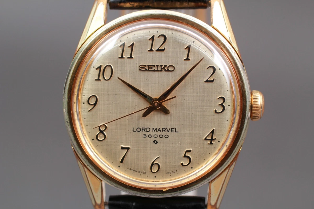 Vintage Near Mint* 1966 SEIKO LORD MARVEL 36000 5740-8000 Mens