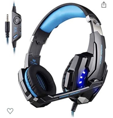ヘッドホン KOTION EACH G9000 BLUE KOTION EACH G9000 Headset 3.5mm Gaming Headphone with