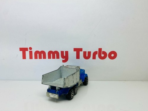 MAJORETTE VINTAGE MACK TIPPER TRUCK BLUE 1:100 8 X 3 CM 1 - Picture 4 of 6