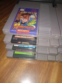Nintendo Nes Video Game Lot of 8:TMNT, Little Nemo,  Urban Champion, Baseball