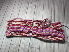 Shade and shore Keyhole front Swimsuit Bandeau Top Size XL 16-18 