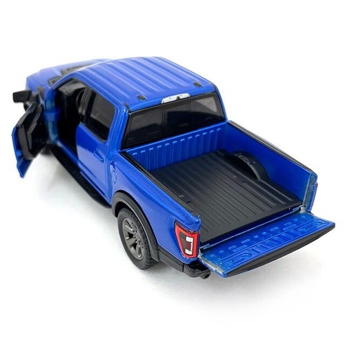 5436) Kinsmart 2022 Ford F-150 Raptor 1:46 Diecast Truck 5 inch Blue color. - Picture 2 of 3