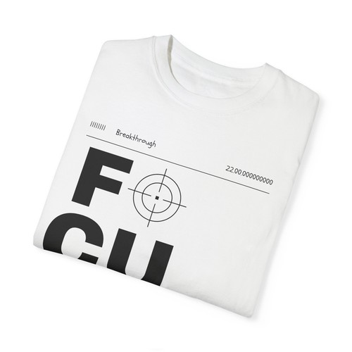 Urban Motivational Unisex T-shirt: Focus Gift for Hustlers | Be the GOAT. - Picture 4 of 26