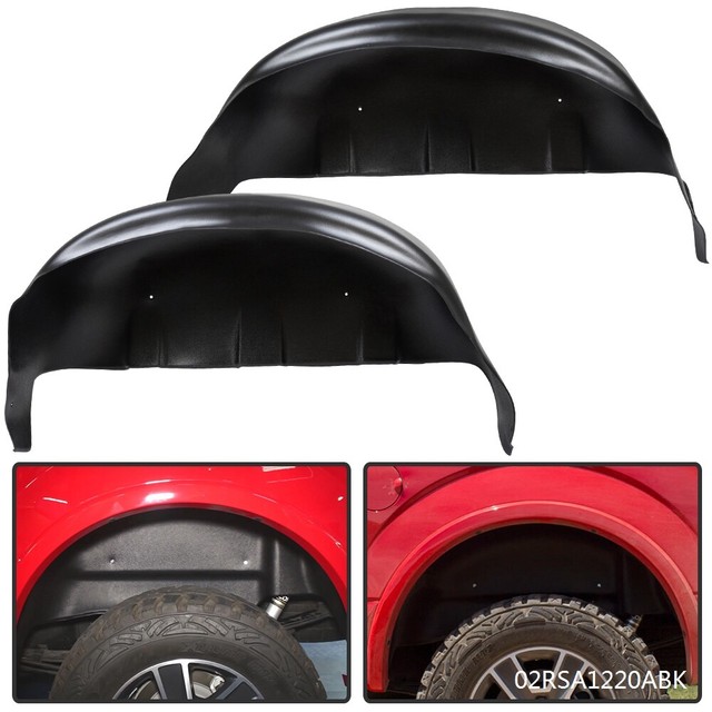 Pair Rear Wheel Well Liners Guards FOR 2017 2018 2019 Ford F250 F350