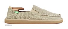 Sanuk Vagabonded Natural Sidewalk Surfer Shoes Mens Size 8 -NEW-