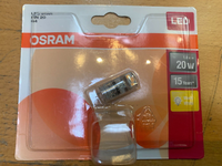 Osram Led Star Pin 20 G4 1,8W=20W Warm White 200Lm Stiftsockellampe
