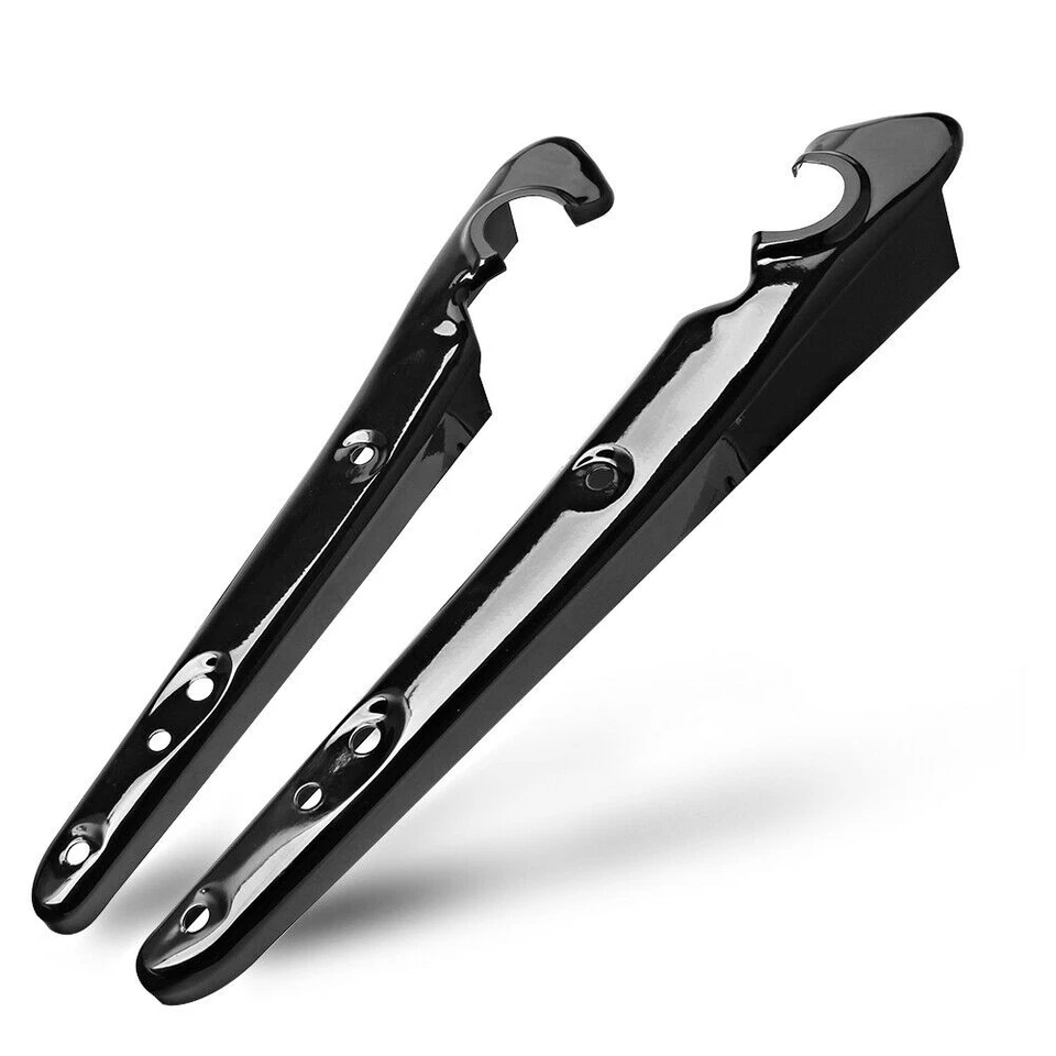 Gloss Black Rear Fender Strut Covers For Harley Sportster XL 883 1200 2004-Later Foto 3 de 4