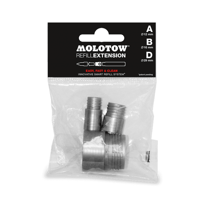 Molotow Refill Extension ""Tryout Pack"" - Multi Size Marker Refill Tool