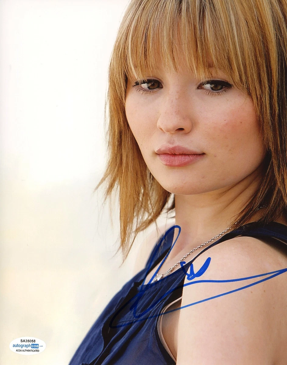 Emily Browning Sexy Autographed Signed 8x10 Photo ACOA 2020-7 | eBay